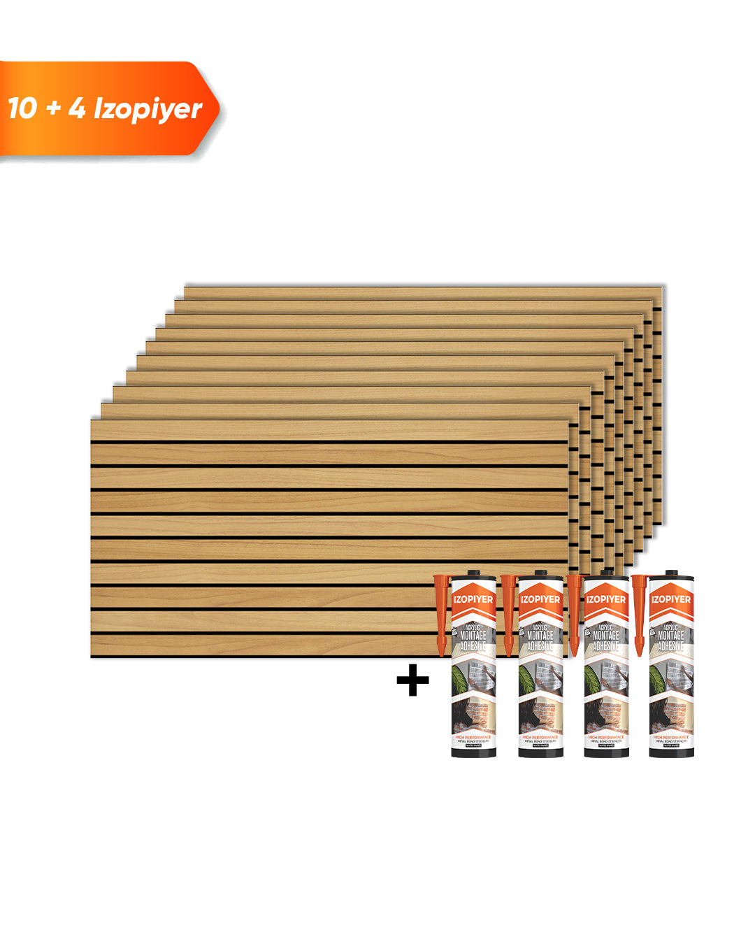 Light Wood AP-01 Pannello da parete in polistirolo effetto legno