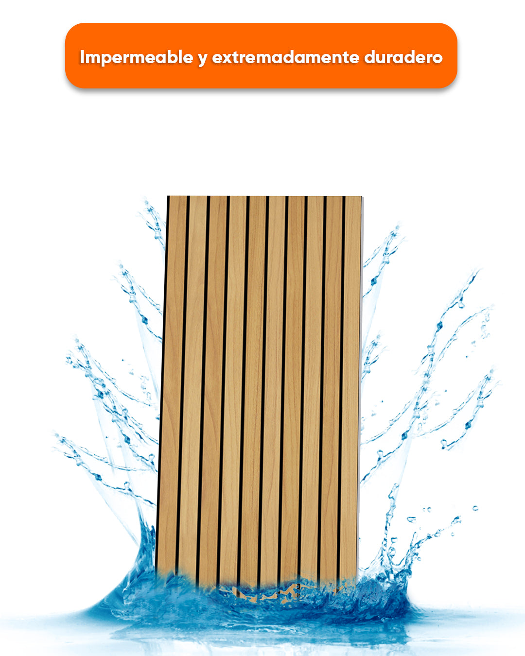 Light Wood AP-01 Pannello da parete in polistirolo effetto legno