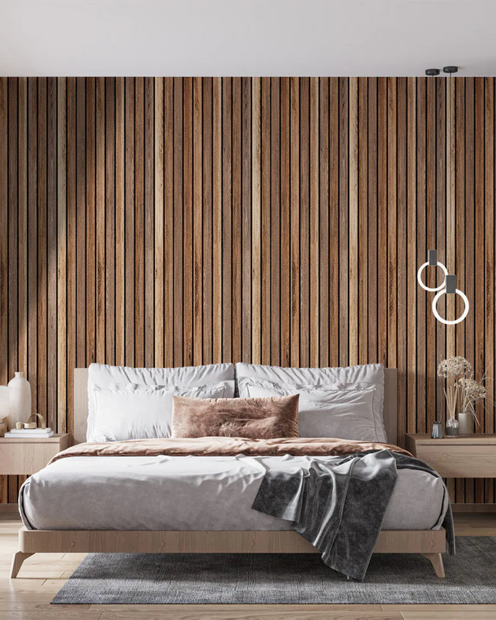 Dark Wood AP-02 Pannello da parete in polistirolo effetto legno