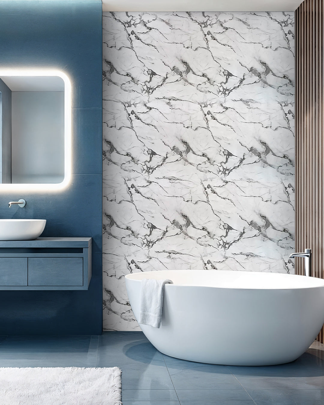 Alternativa in marmo alle piastrelle del bagno/ Arctic Breeze V-14