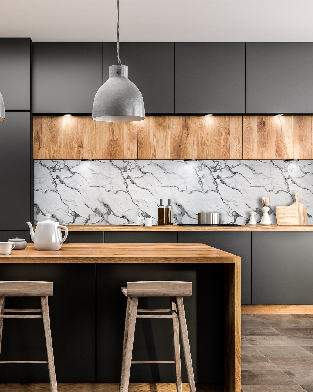 Alternativa in marmo alle piastrelle del bagno/ Arctic Breeze V-14