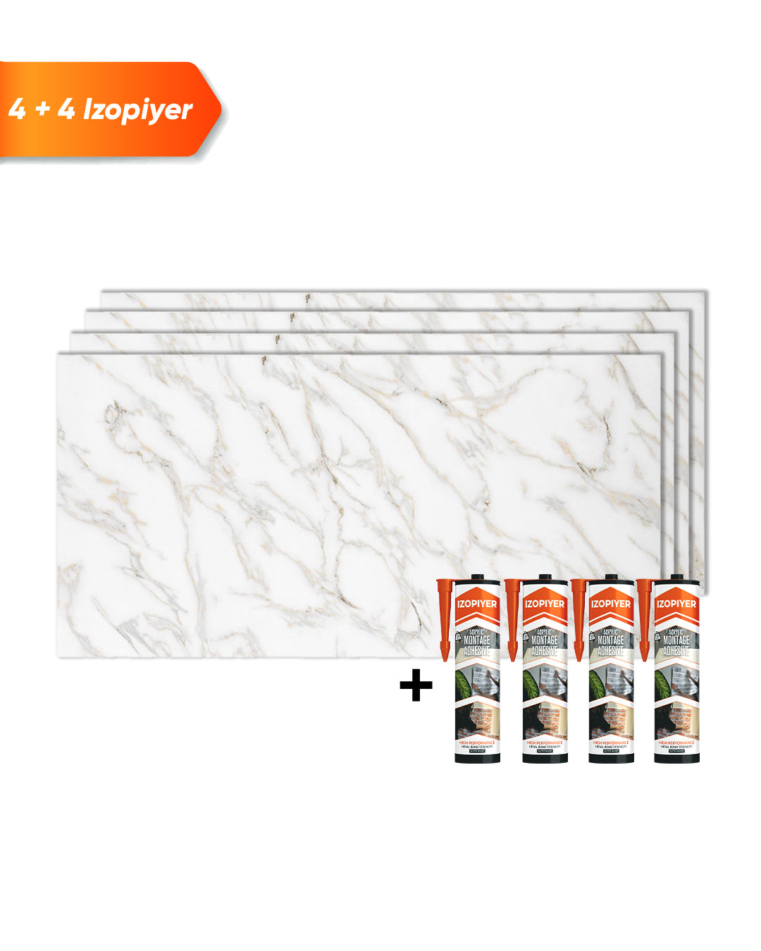 Alternativa in marmo alle piastrelle del bagno/ Calacada