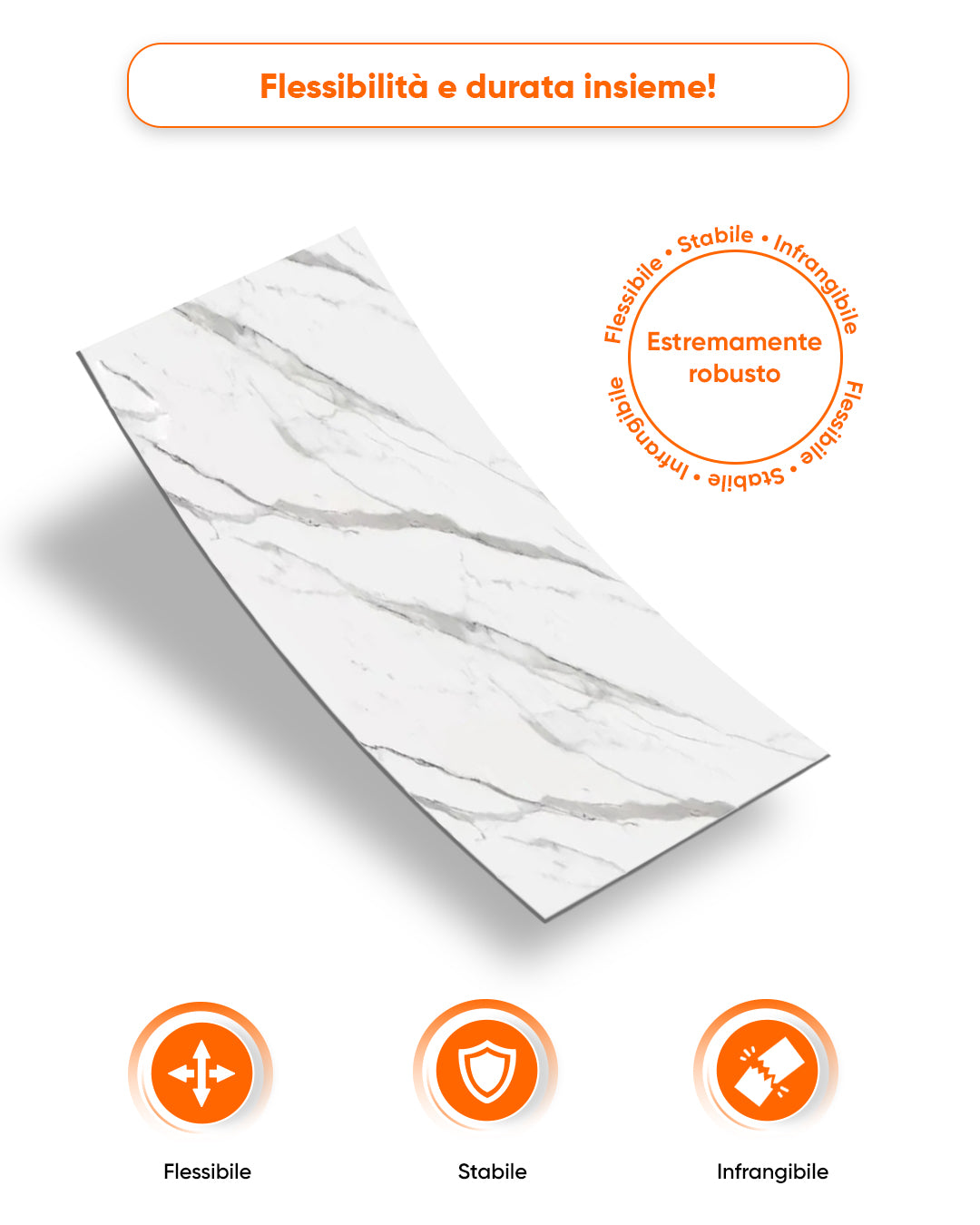 Marble alternative to bathroom tiles / Ice Berg Grey New