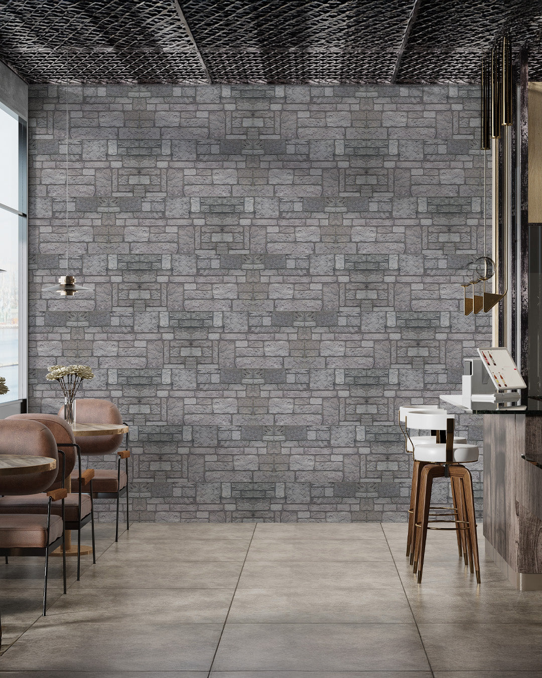 Backyard K-04 Rivestimento in pietra di Mattoni