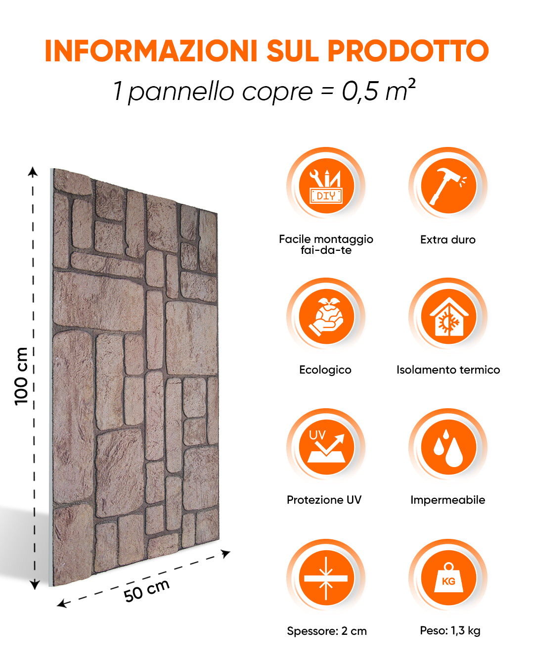 Ancient Traces K-03 Rivestimento in pietra di Mattoni