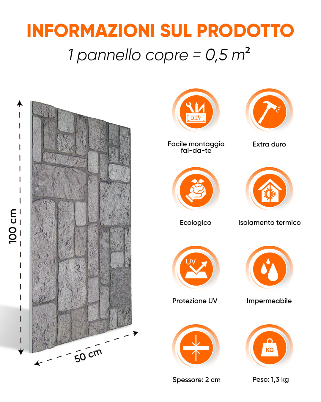 Backyard K-04 Rivestimento in pietra di Mattoni