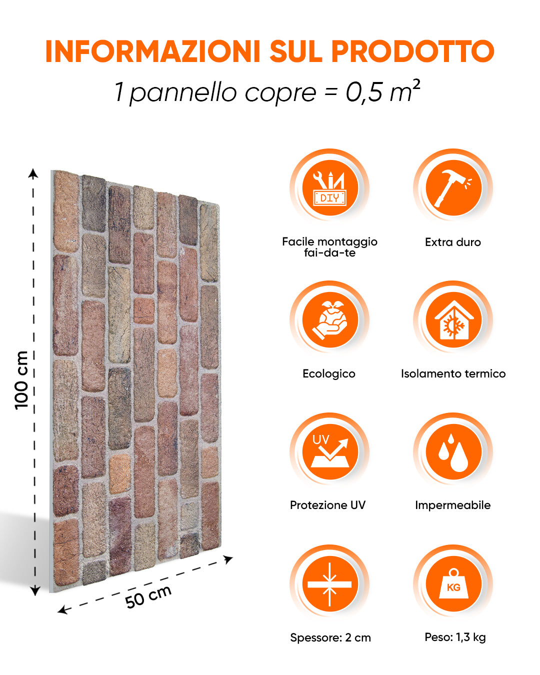 Cross Town L-1713 Rivestimento in pietra Lycia