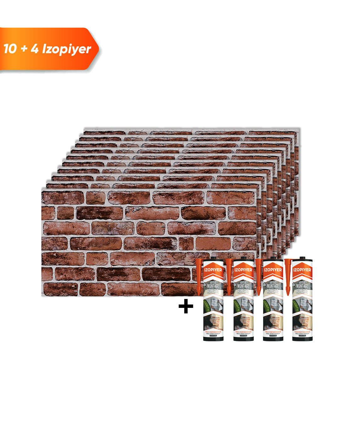 Honey Coffee L-1919 Rivestimento in pietra di Mattoni