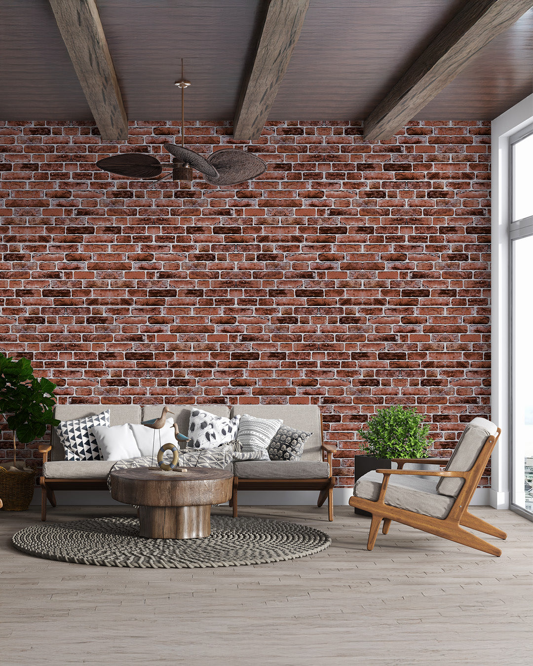 Honey Coffee L-1919 Rivestimento in pietra di Mattoni