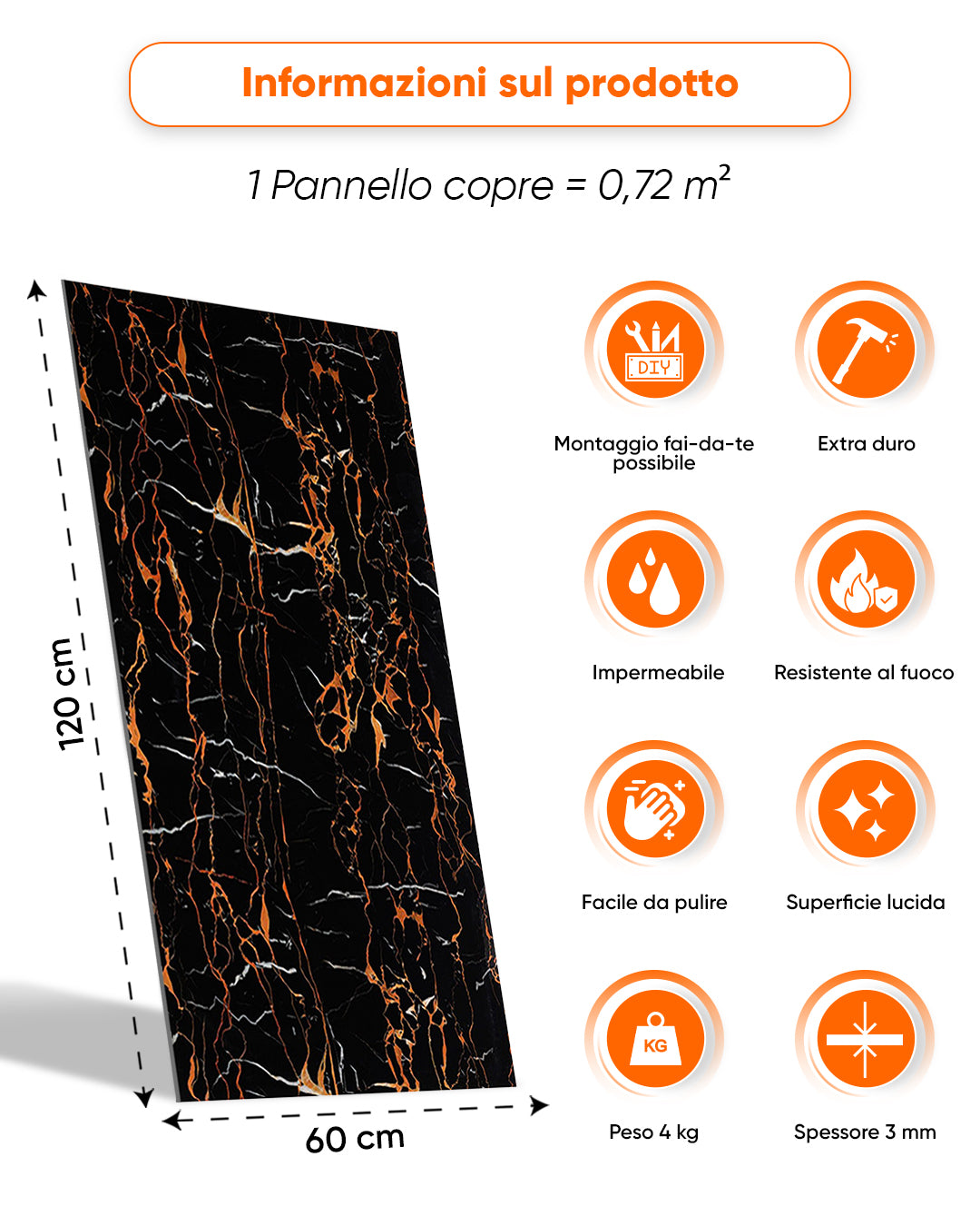 Alternativa in marmo alle piastrelle del bagno/ Dragon