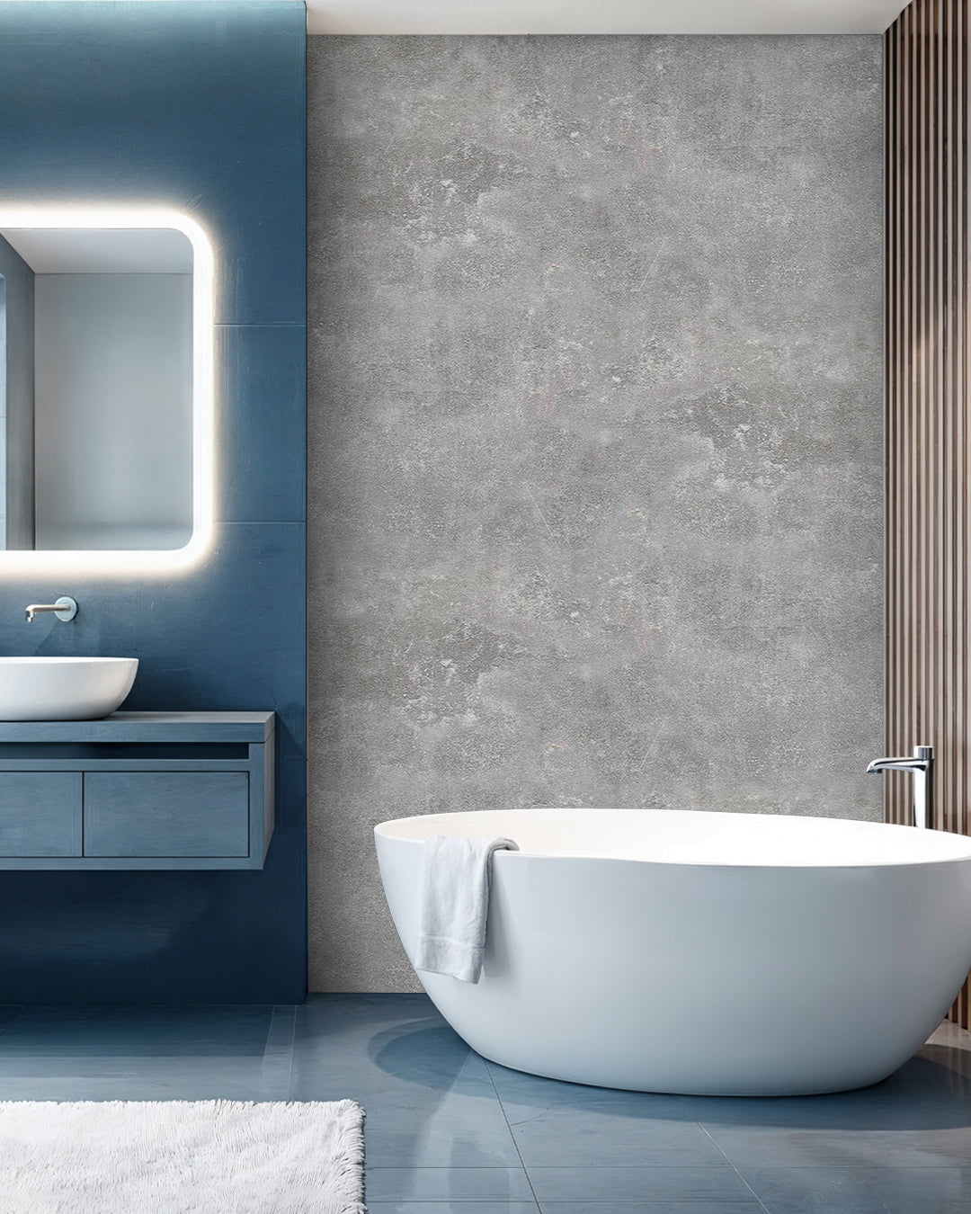 Alternativa in marmo alle piastrelle del bagno/ Moonwalk