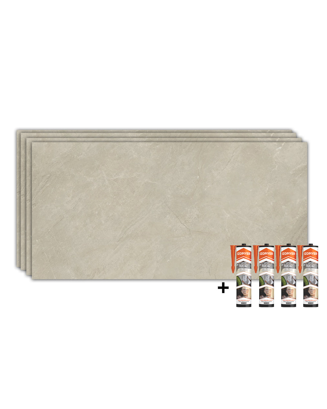 Pannello da parete SPC Grigio 60x120 cm – Sandstein Beige