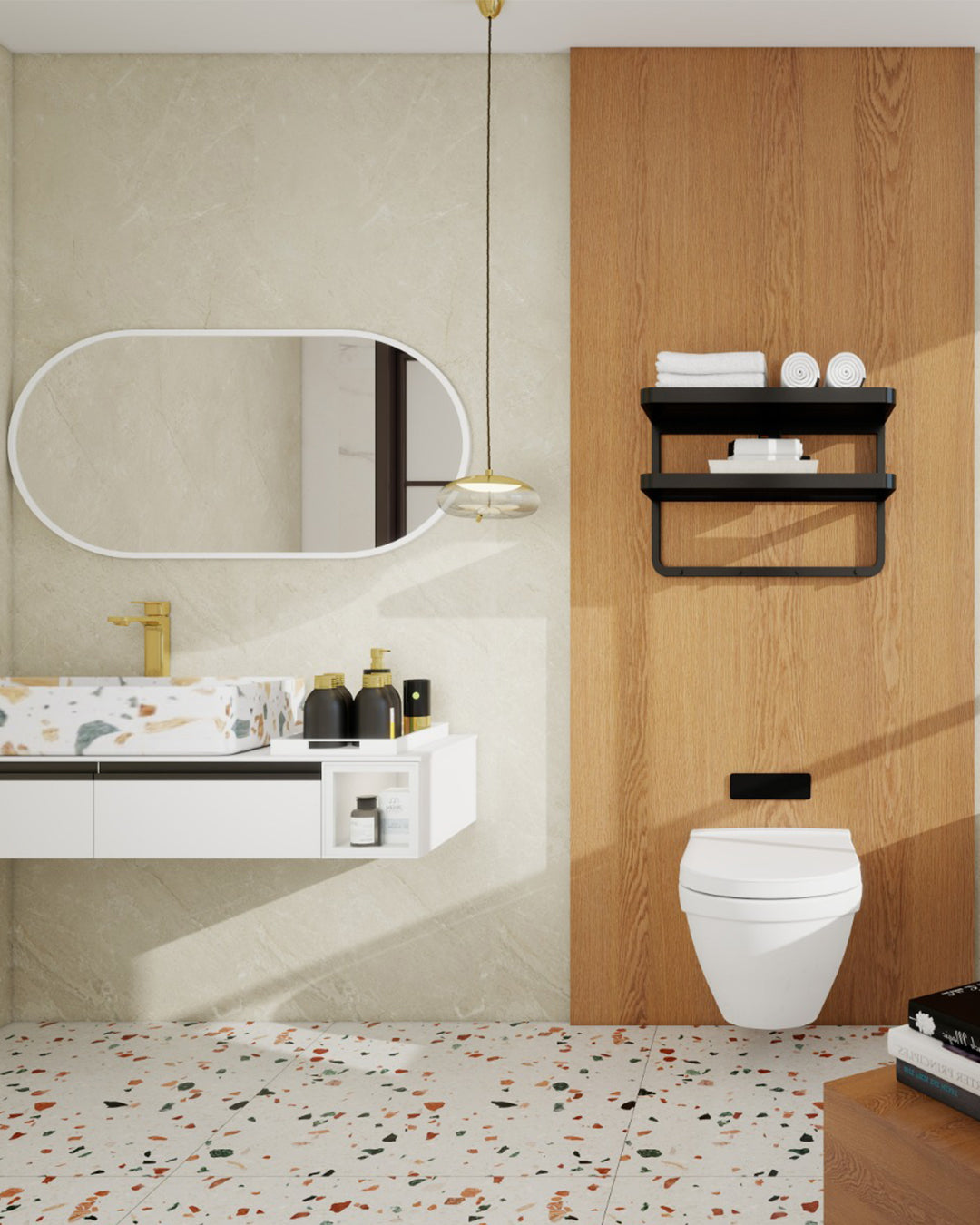 Pannello da parete SPC Grigio 60x120 cm – Sandstein Beige