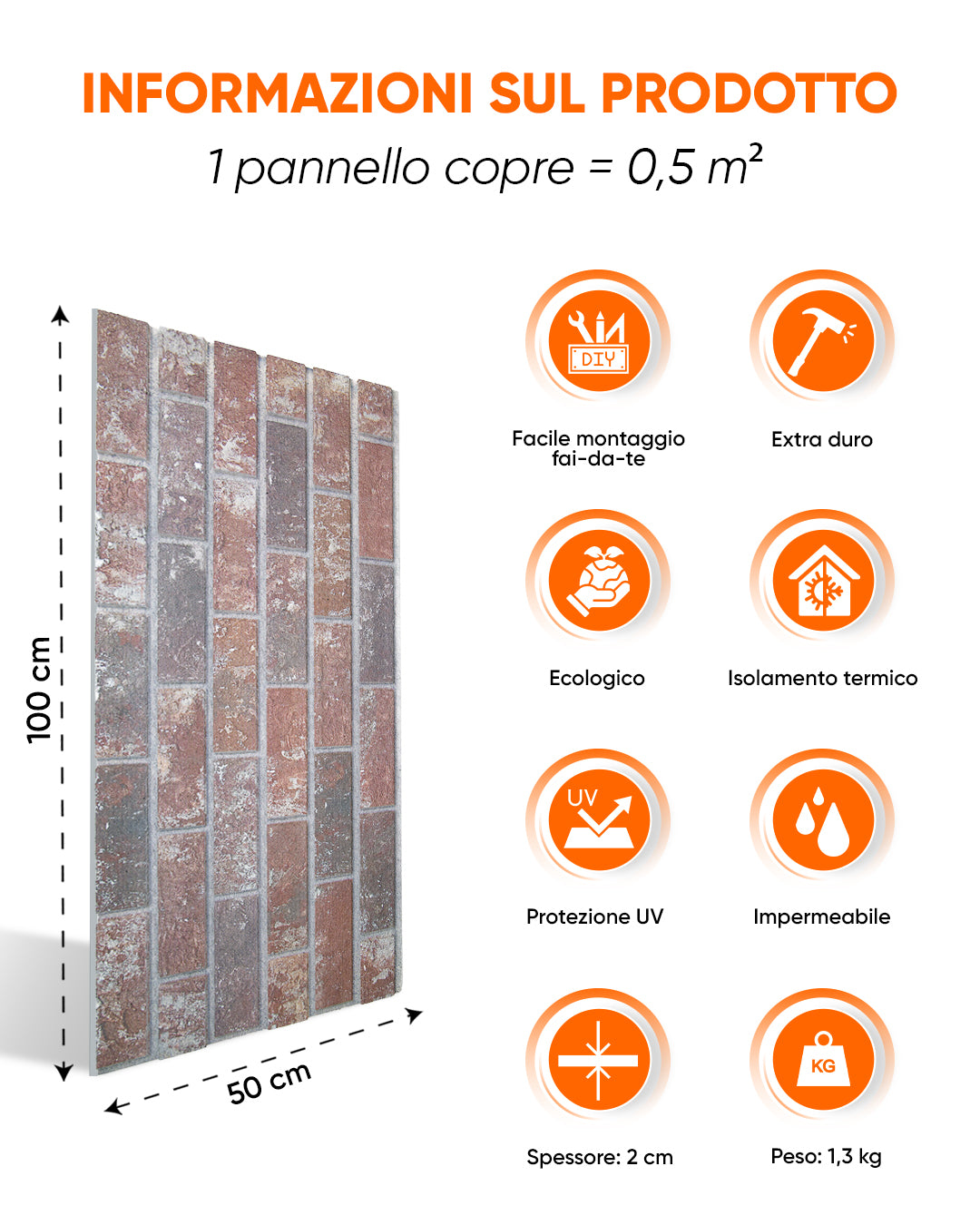 Mokka Royal T-1901 Rivestimento in pietra di Mattoni