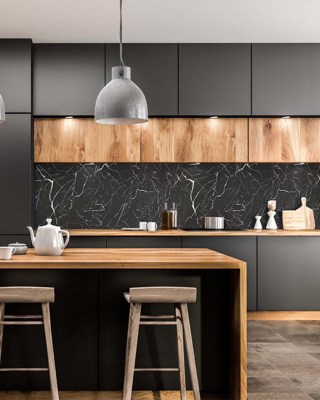 Alternativa in marmo alle piastrelle del bagno/ Tidal Wave V-12