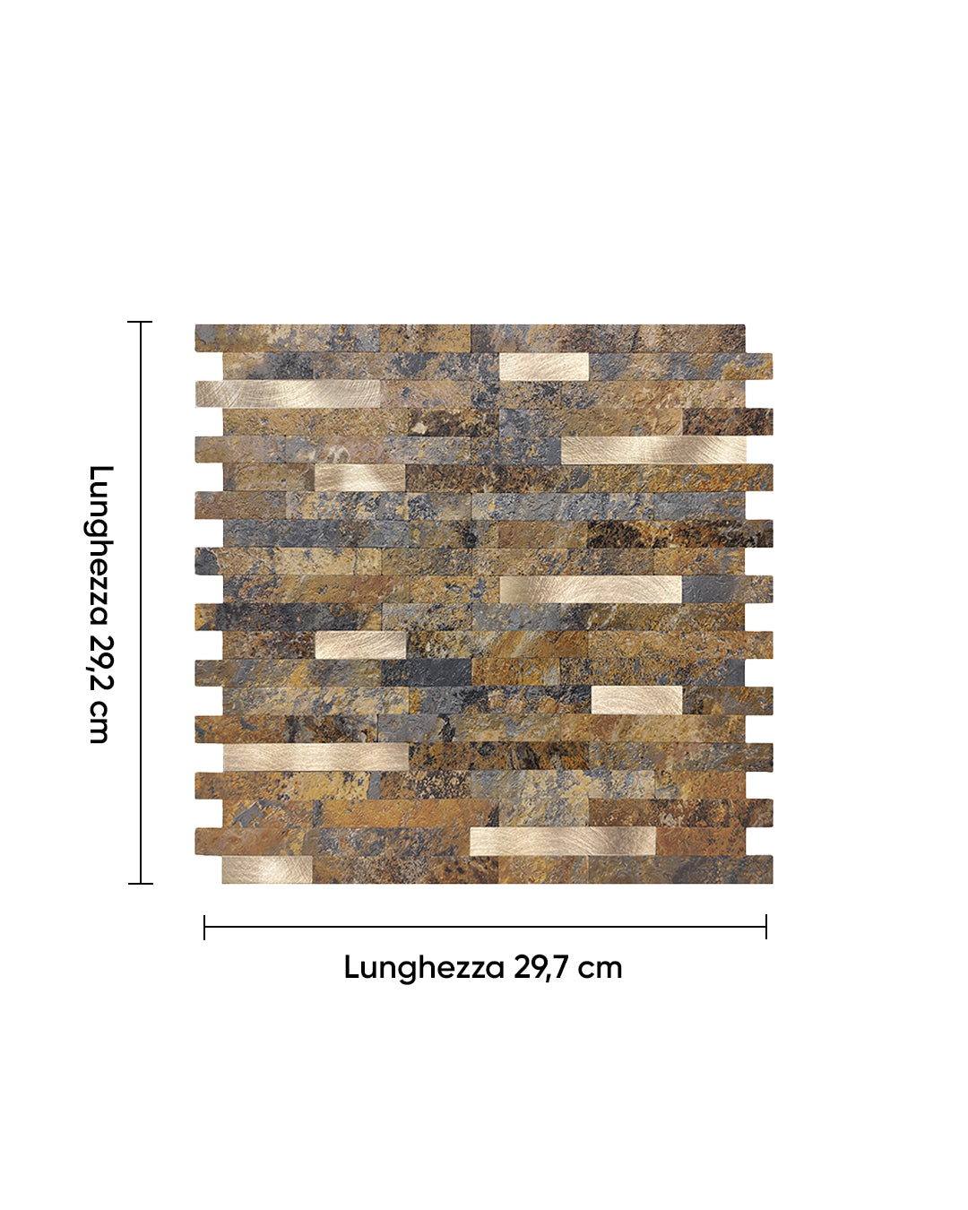 Rivestimenti in mosaico Rivestimenti autoadesivi | Traces Of Mosaics WJ-02