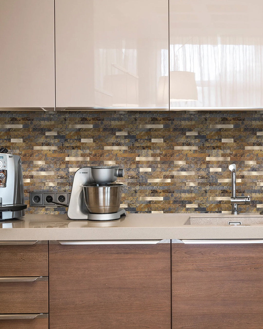 Rivestimenti in mosaico Rivestimenti autoadesivi | Traces Of Mosaics WJ-02