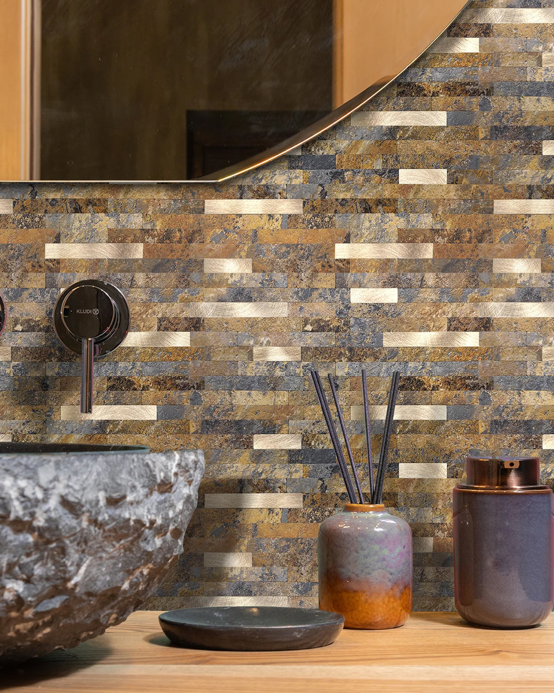 Rivestimenti in mosaico Rivestimenti autoadesivi | Traces Of Mosaics WJ-02