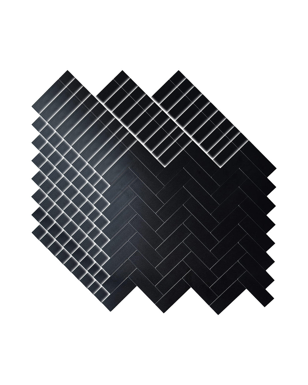 Rivestimenti in mosaico Rivestimenti autoadesivi | Black Mosaics  WJ-141