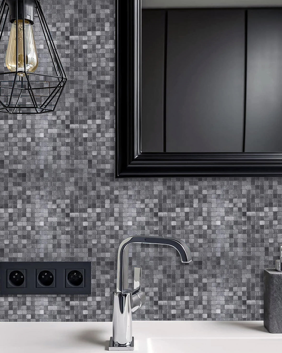 Rivestimenti in mosaico Rivestimenti autoadesivi | Space Dance Mosaics WJ-18