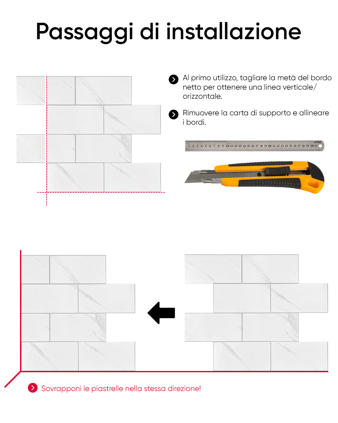 Rivestimenti in mosaico Rivestimenti autoadesivi | Spring Breeze Mosaic WJS-210