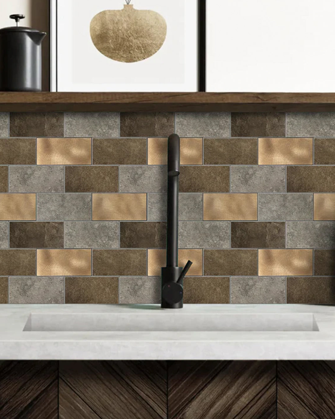 Rivestimenti in mosaico Rivestimenti autoadesivi | Mysterious Mosaics WJS-241