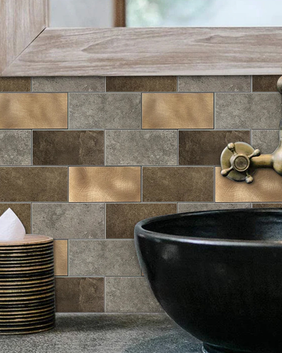 Rivestimenti in mosaico Rivestimenti autoadesivi | Mysterious Mosaics WJS-241