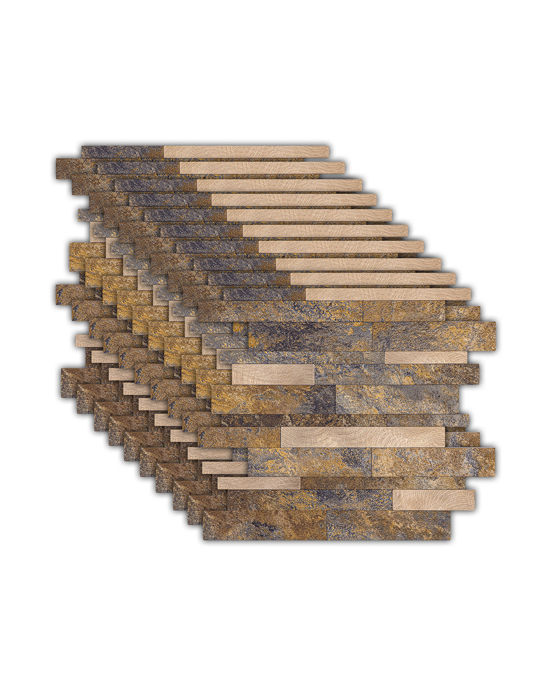 Rivestimenti in mosaico Rivestimenti autoadesivi | Nature Painting Mosaics WJS-3145