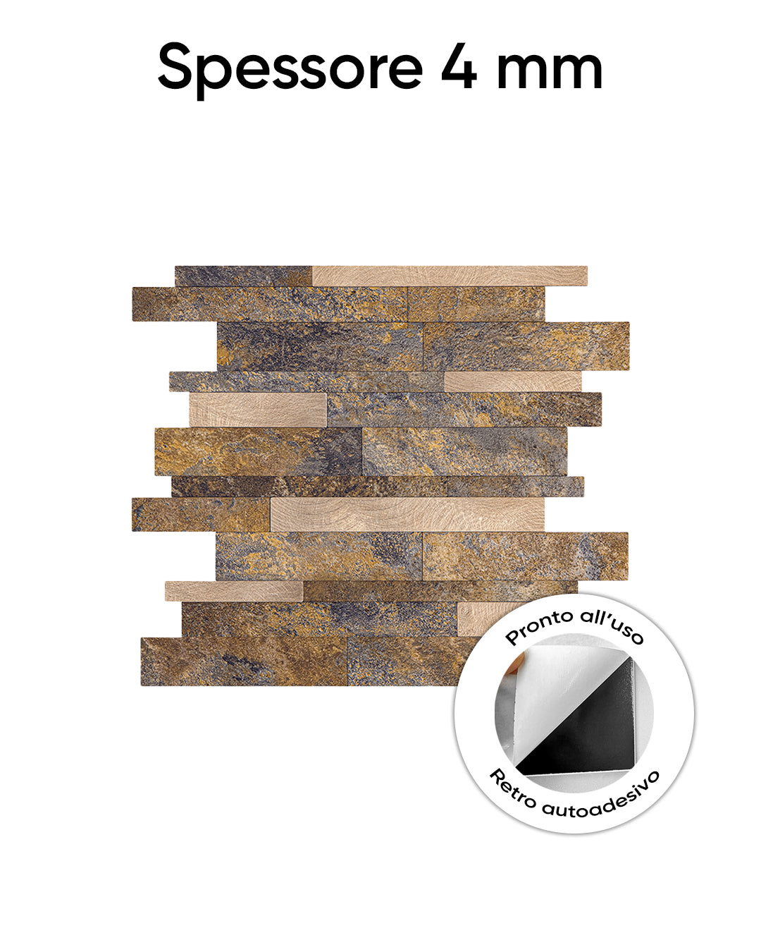 Rivestimenti in mosaico Rivestimenti autoadesivi | Nature Painting Mosaics WJS-3145