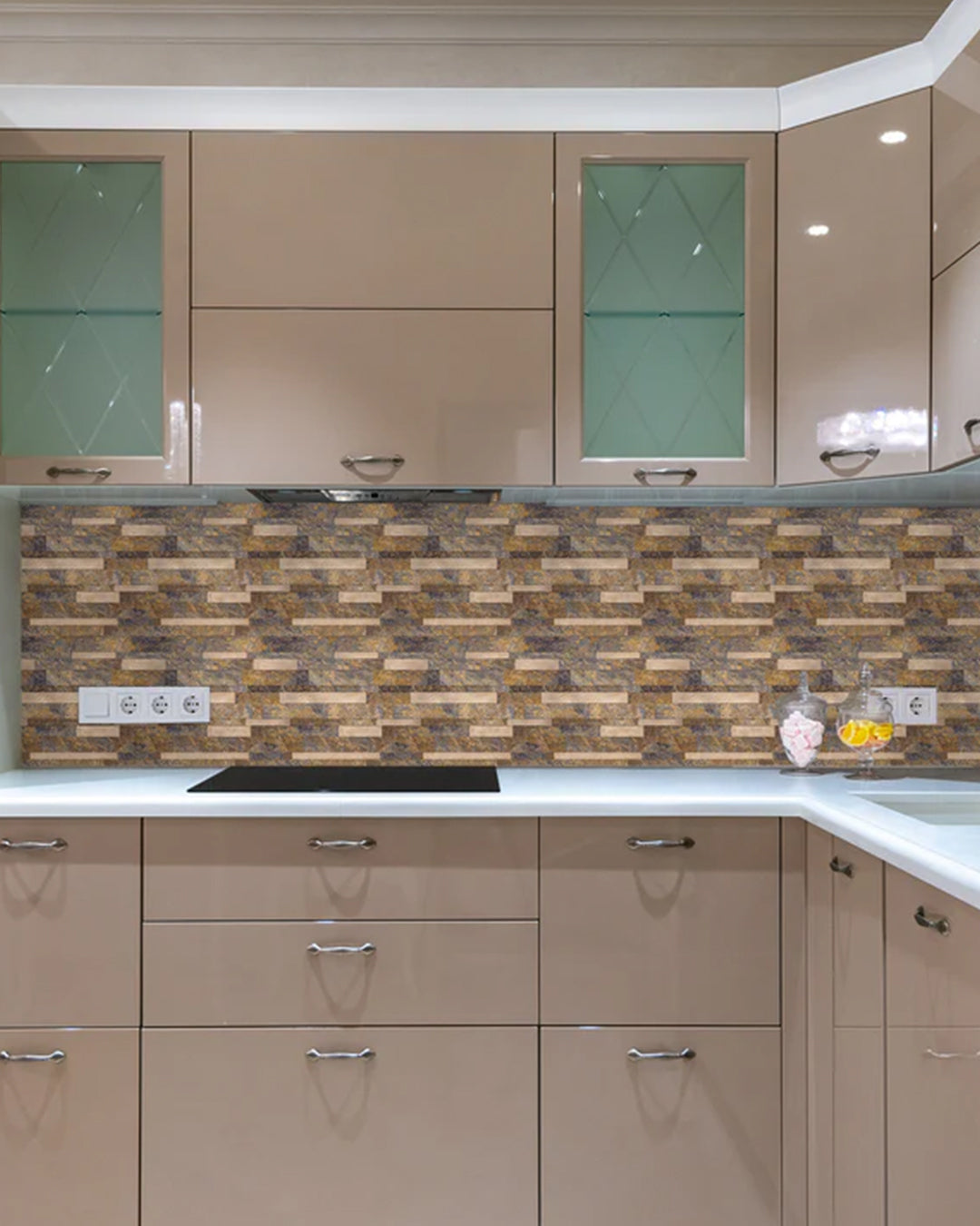 Rivestimenti in mosaico Rivestimenti autoadesivi | Nature Painting Mosaics WJS-3145