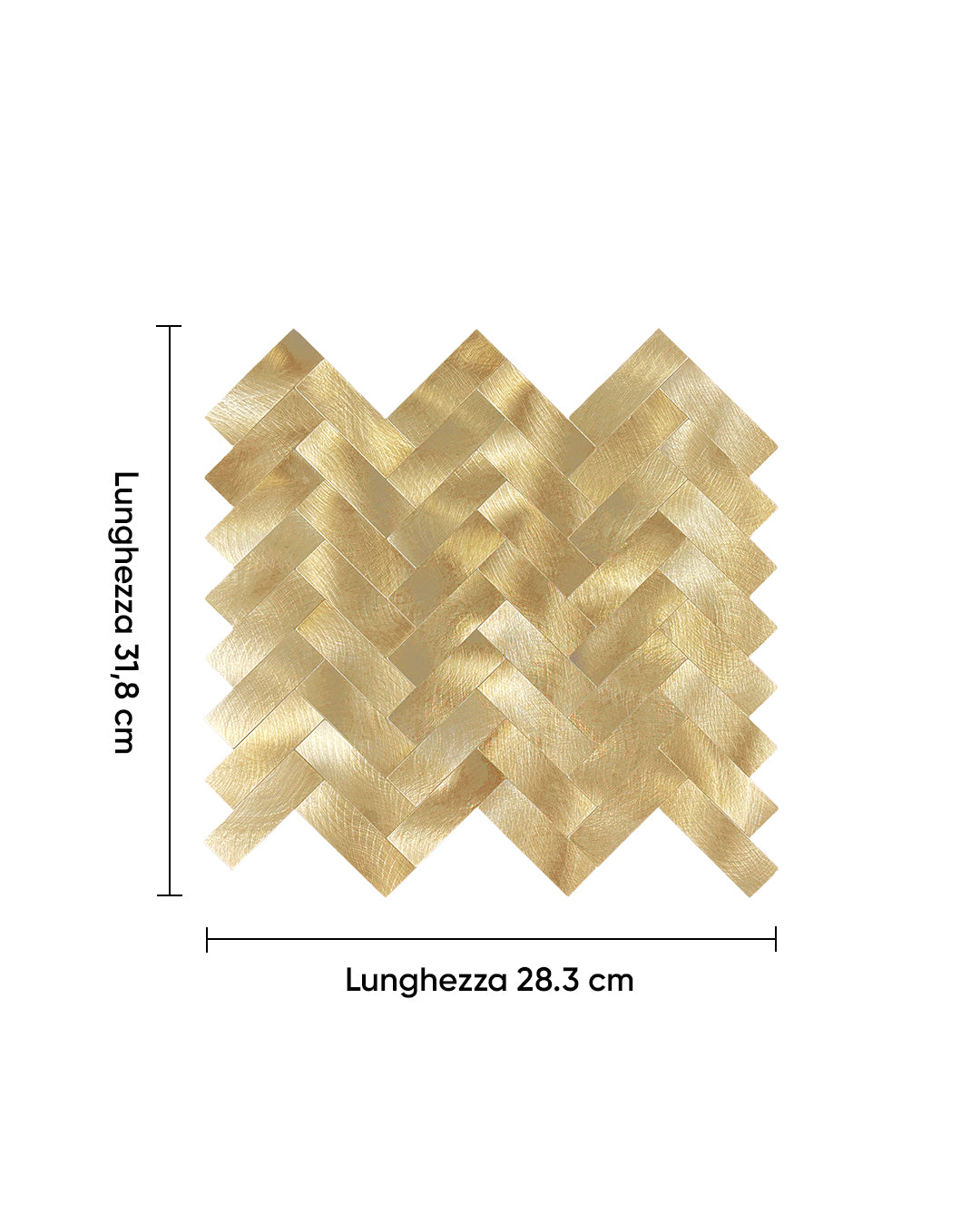 Rivestimenti in mosaico Rivestimenti autoadesivi | Golden Royal Mosaics WJS-476