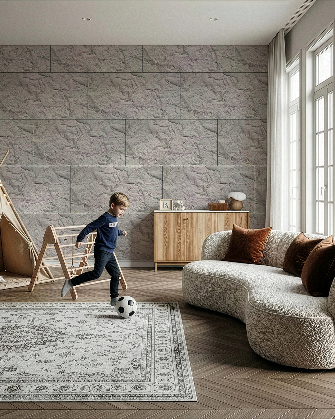 Pannello da parete in pietra PU