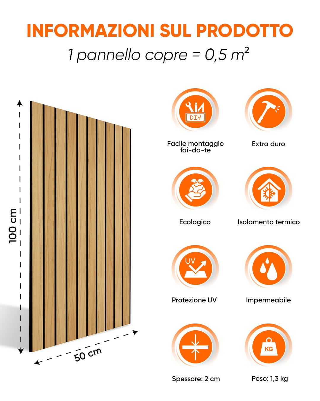 Light Wood AP-01 Wood Effect Polystyrene Wall Panel 