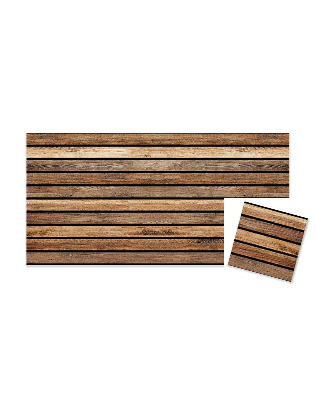 Dark Wood AP-02 Pannello da parete in polistirolo effetto legno