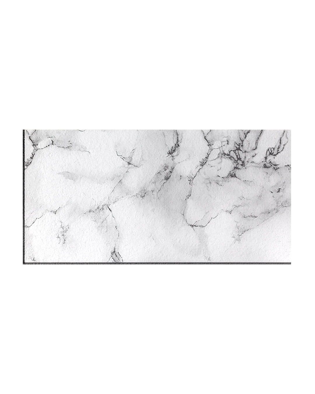 Rivestimento parete effetto marmo 50×100×2 cm | Pannelli murali 3D in polistirolo | Carrara Bianco AT-05