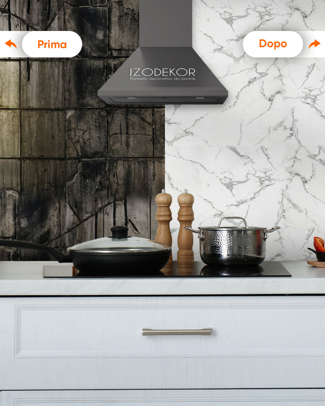Marble alternative to bathroom tiles / Carrara