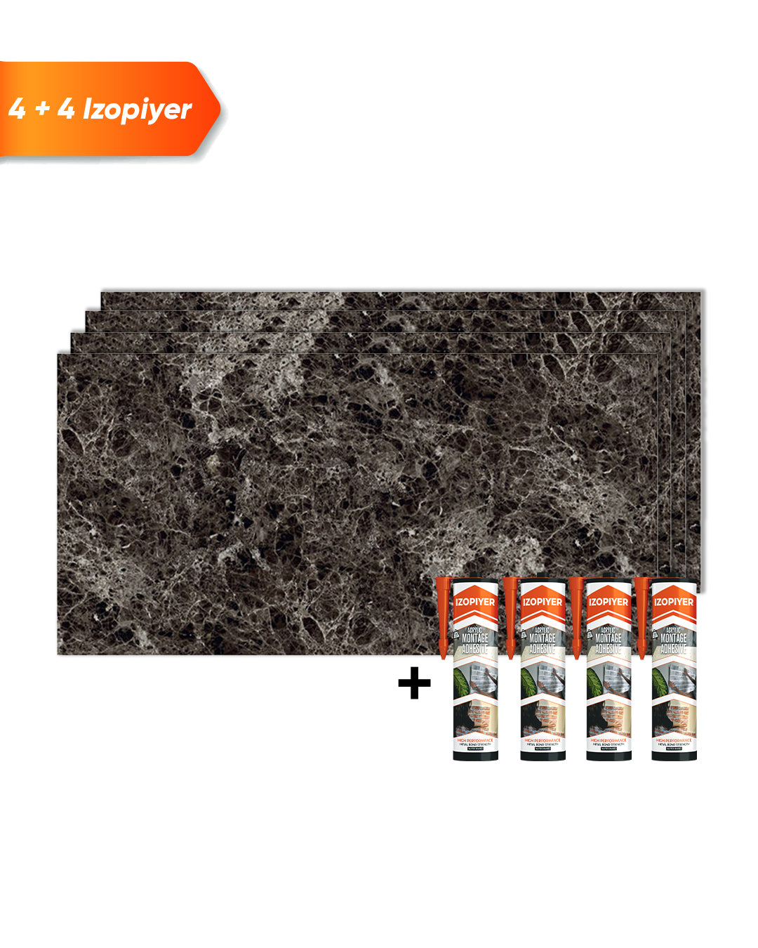 Alternativa in marmo alle piastrelle del bagno/ Emperador Dark