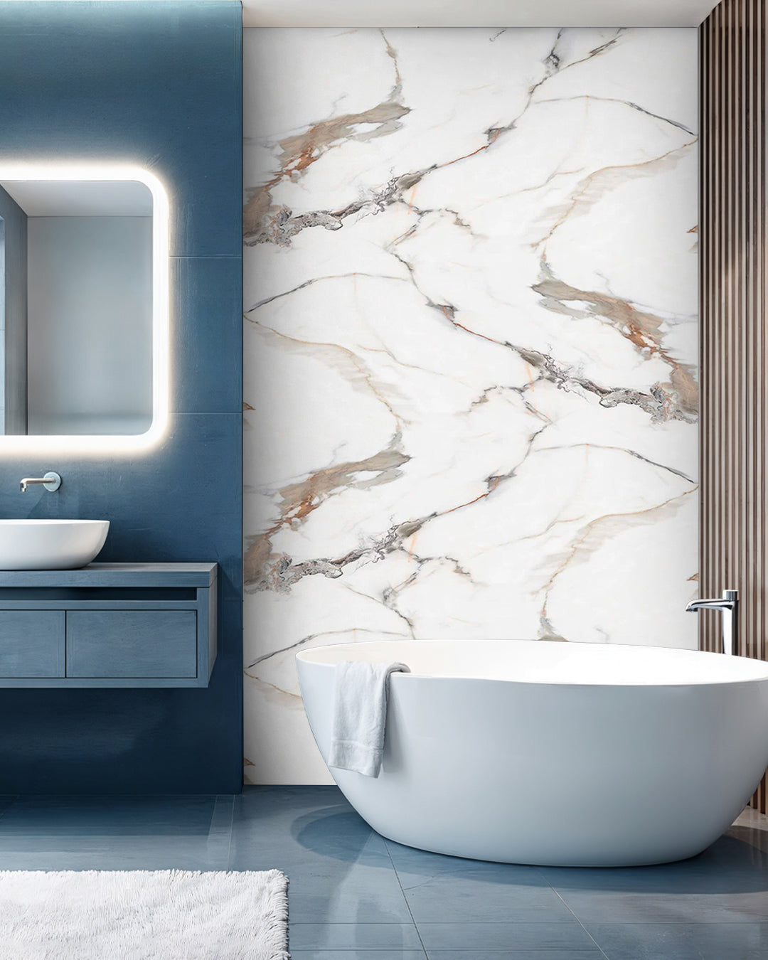 Alternativa in marmo alle piastrelle del bagno/ Garden Of Eden V-04