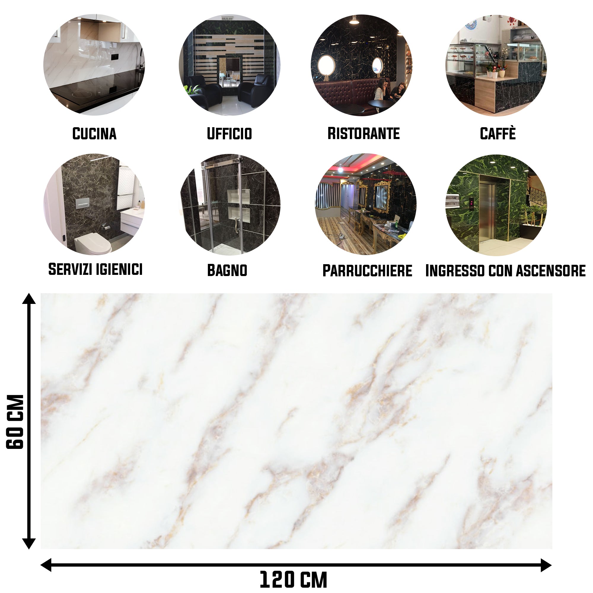 Alternativa in marmo alle piastrelle del bagno/ Ice Berg Beige