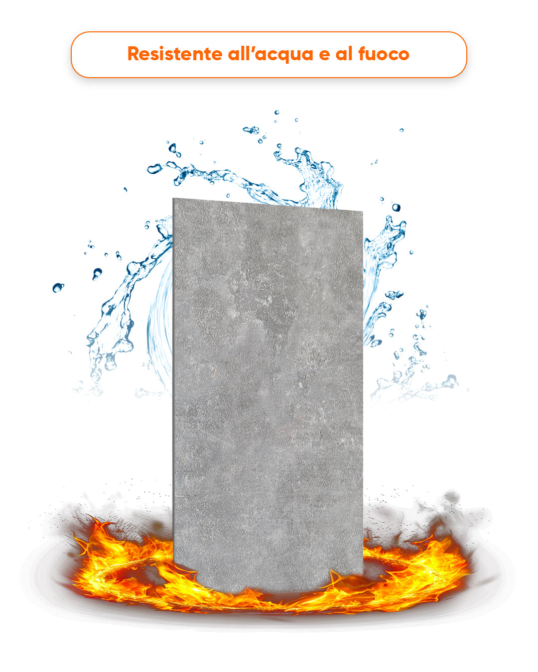 Alternativa in marmo alle piastrelle del bagno/ Moonwalk