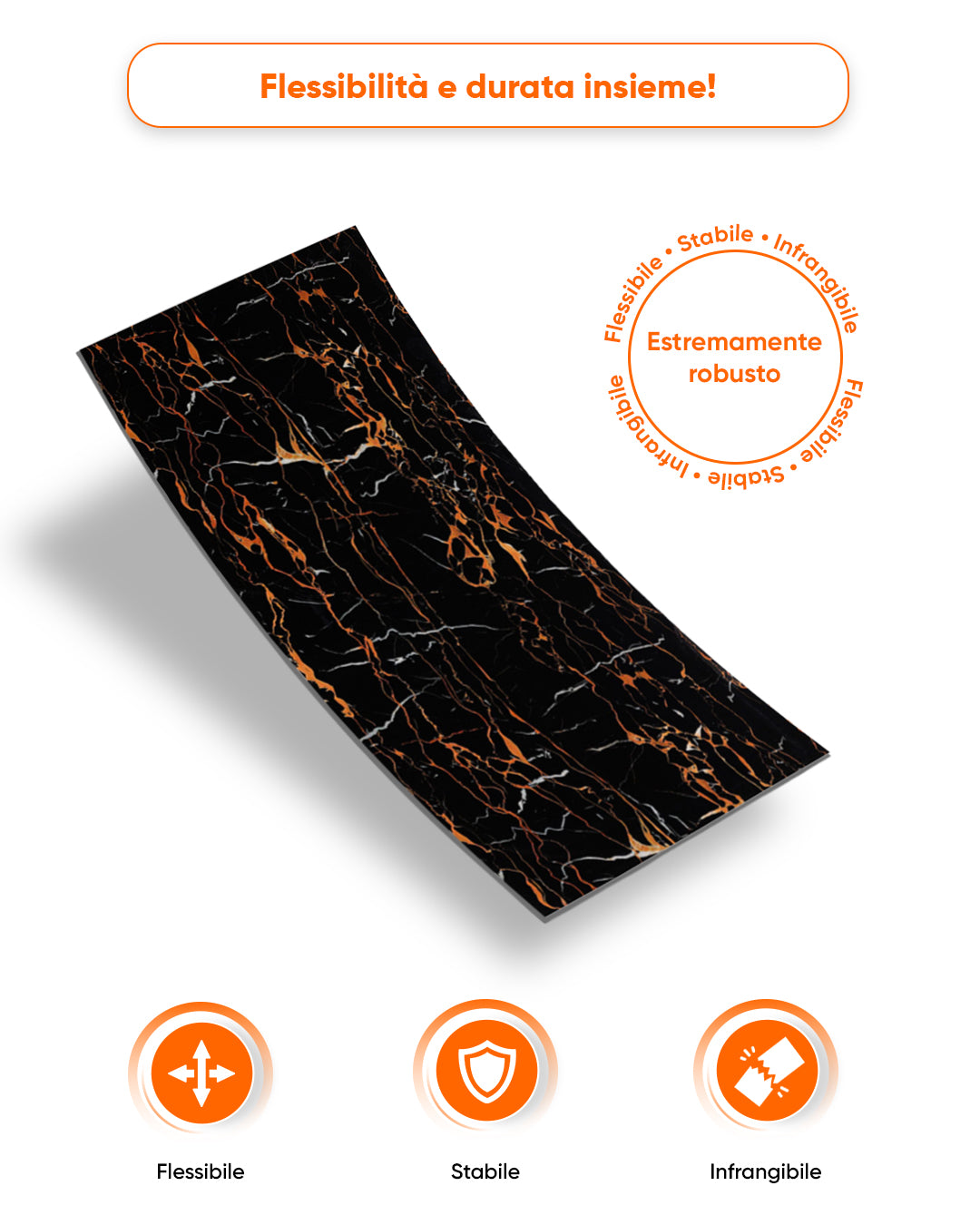 Alternativa in marmo alle piastrelle del bagno/ Dragon