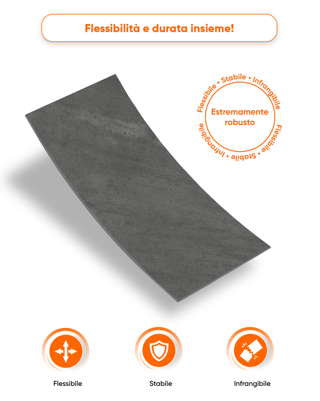 Alternativa in marmo alle piastrelle del bagno/ Iron Hand