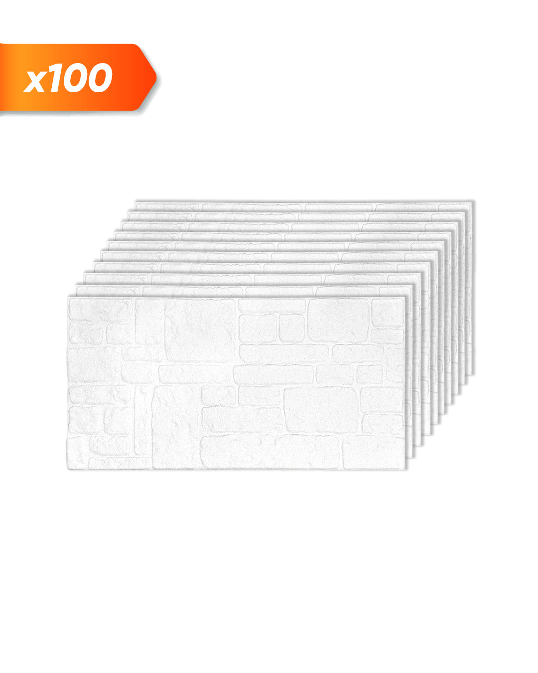 White Snow: K-1900 Rivestimento in pietra di Mattoni