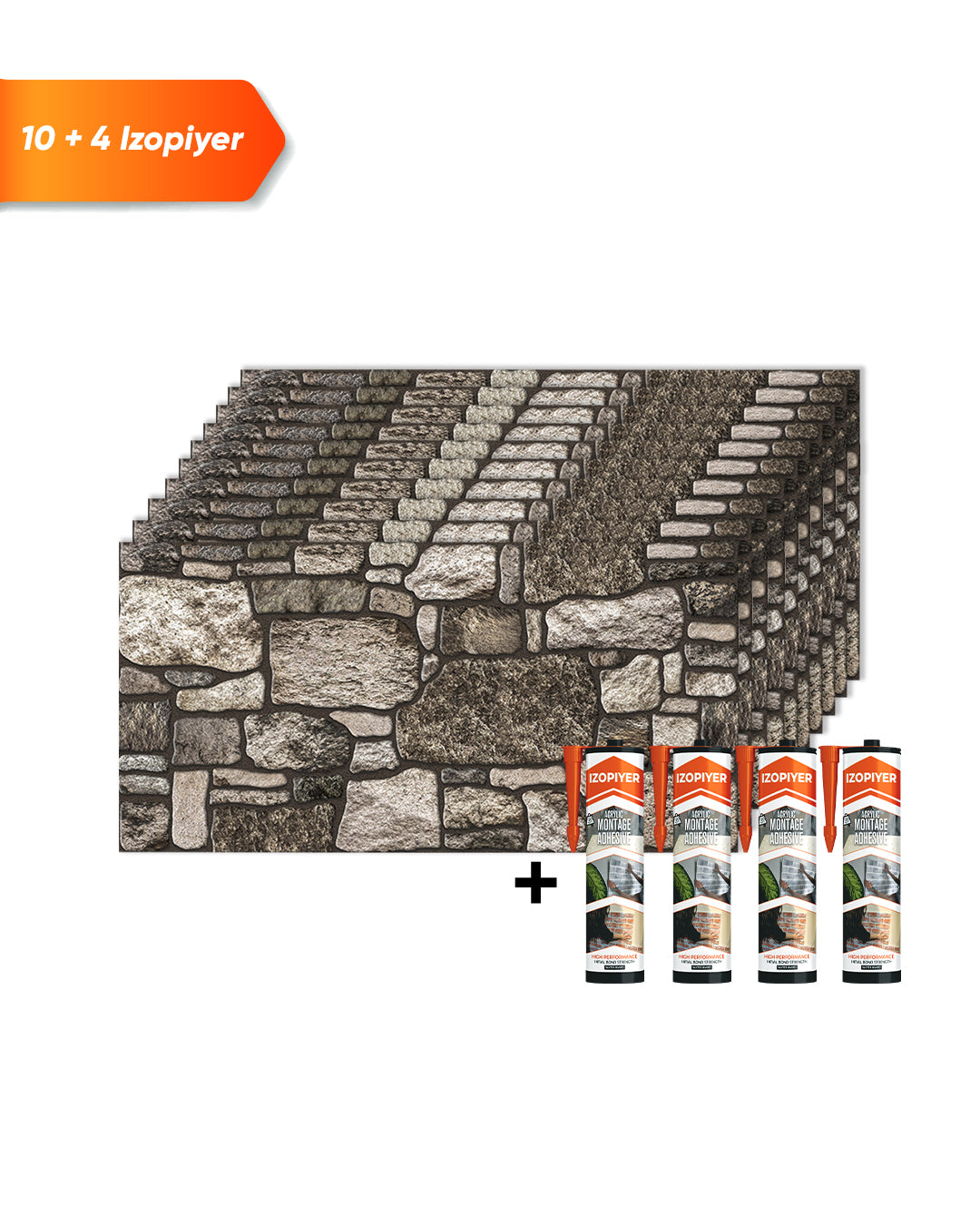 Tradition Stone KR-8 mixed wall covering