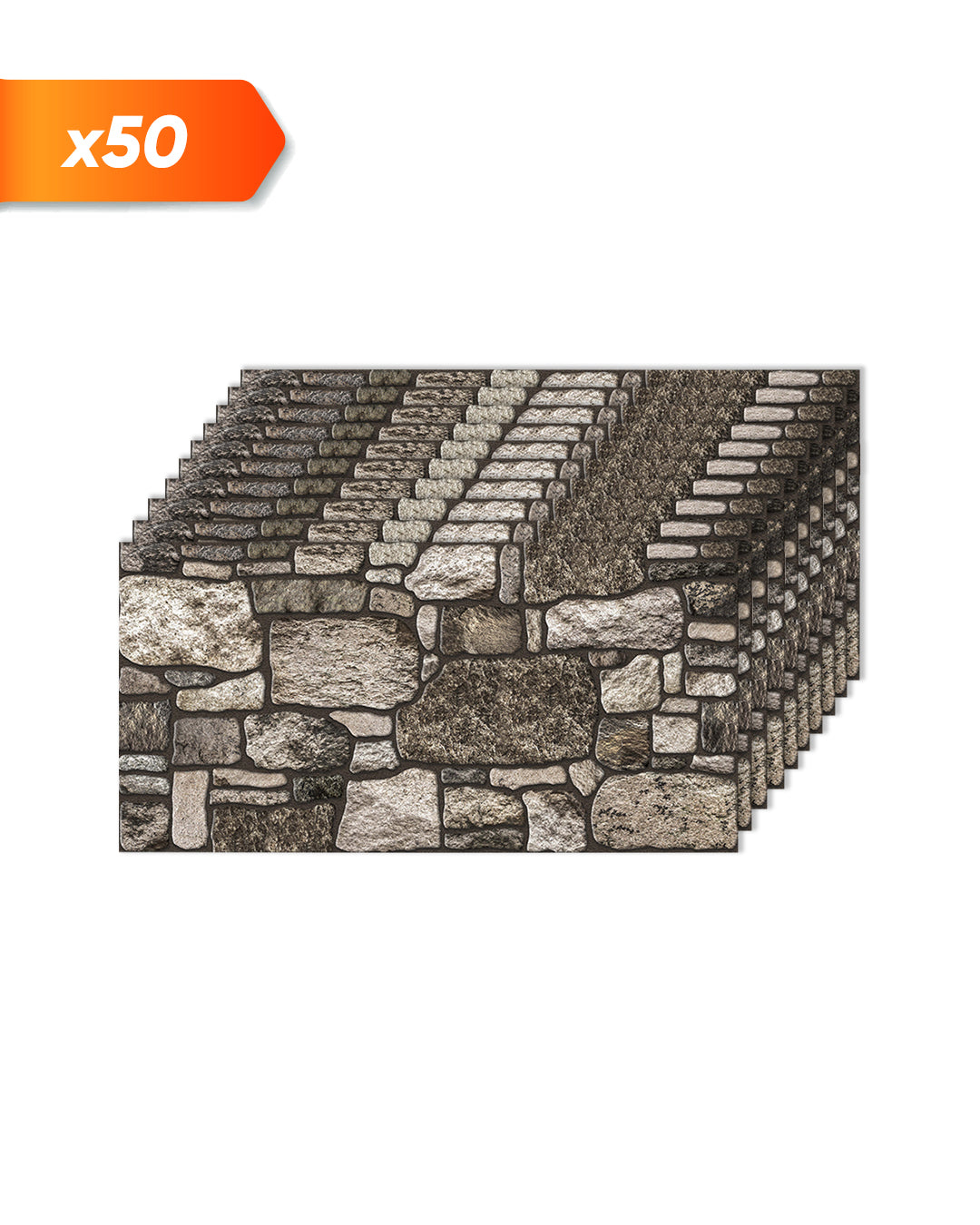 Tradition Stone KR-8 mixed wall covering