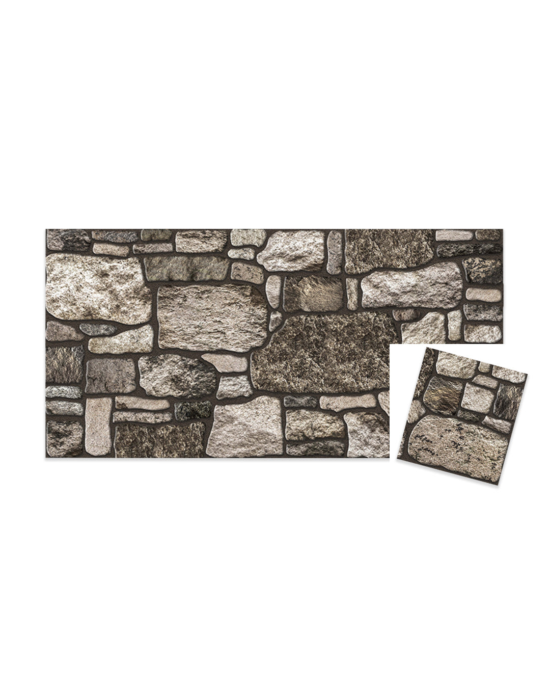 Tradition Stone KR-8 mixed wall covering
