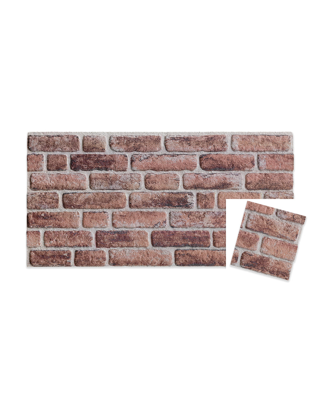 Rivestimento Parete Effetto Pietra 50x100x2 cm | Pannelli Parete 3D in Polistirolo - Honey Coffee L-1919