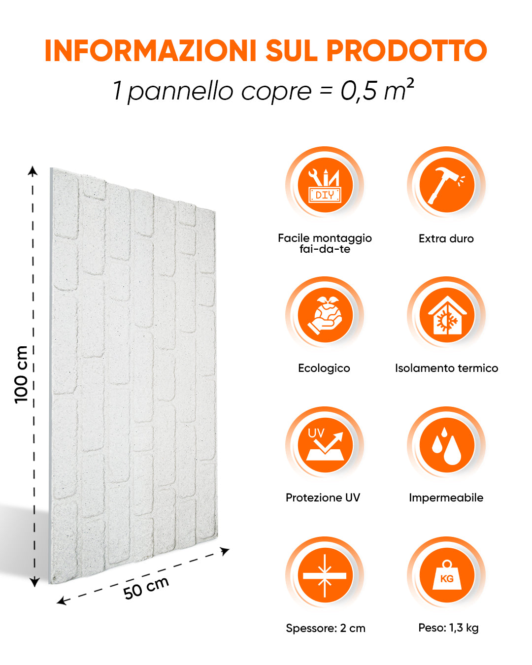 White Snow L-1900 Rivestimento in pietra Lycia