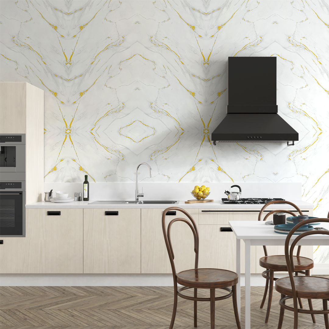 Alternativa in marmo alle piastrelle del bagno/ Golden Harmony
