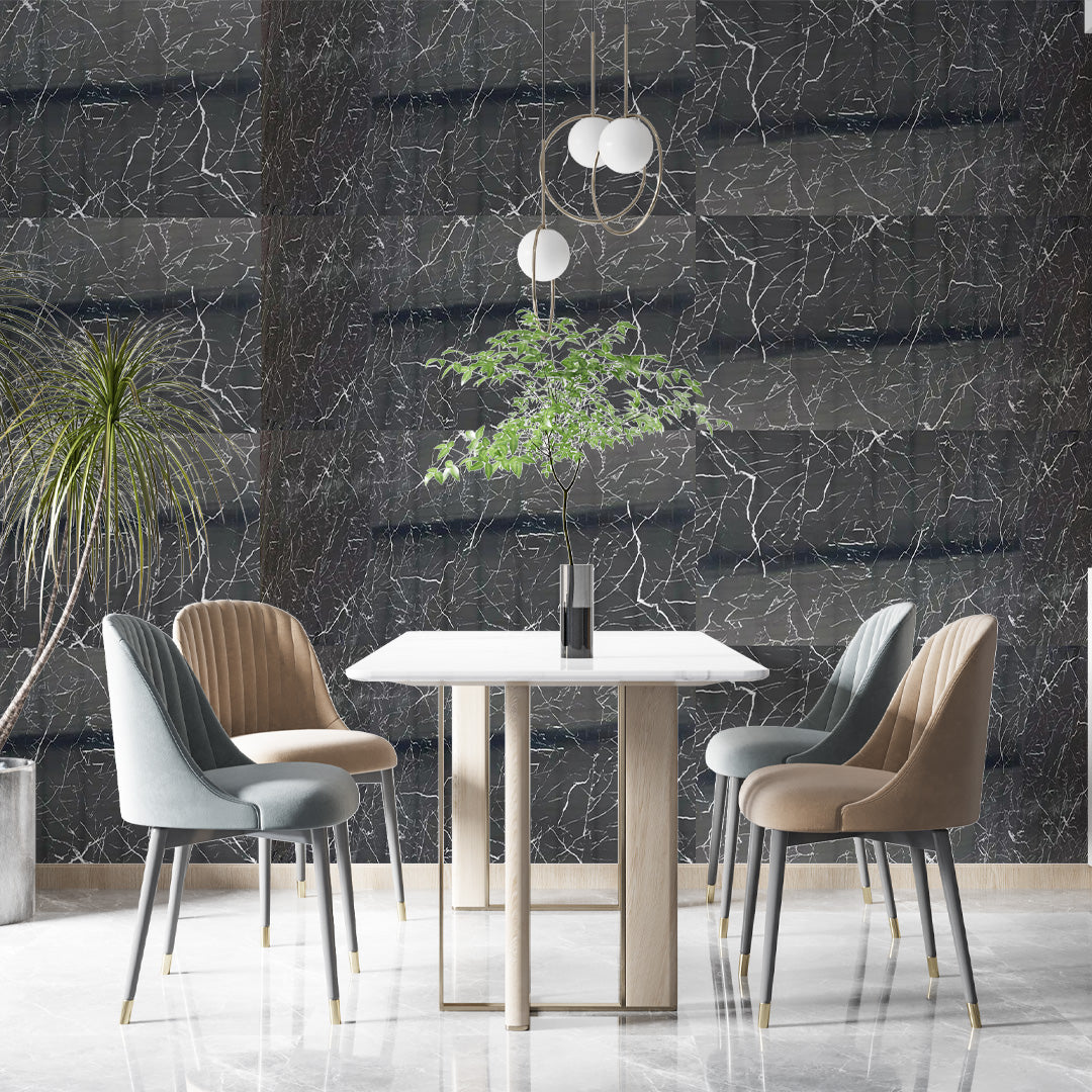 Pannelli Parete Effetto Marmo IZODEKOR - 4 Pezzi 120x60cm Per Bagno E Cucina - Foto 12